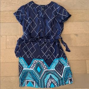 Banana Republic Silk Tie Dress